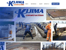 Tablet Screenshot of kijimaconstruction.com